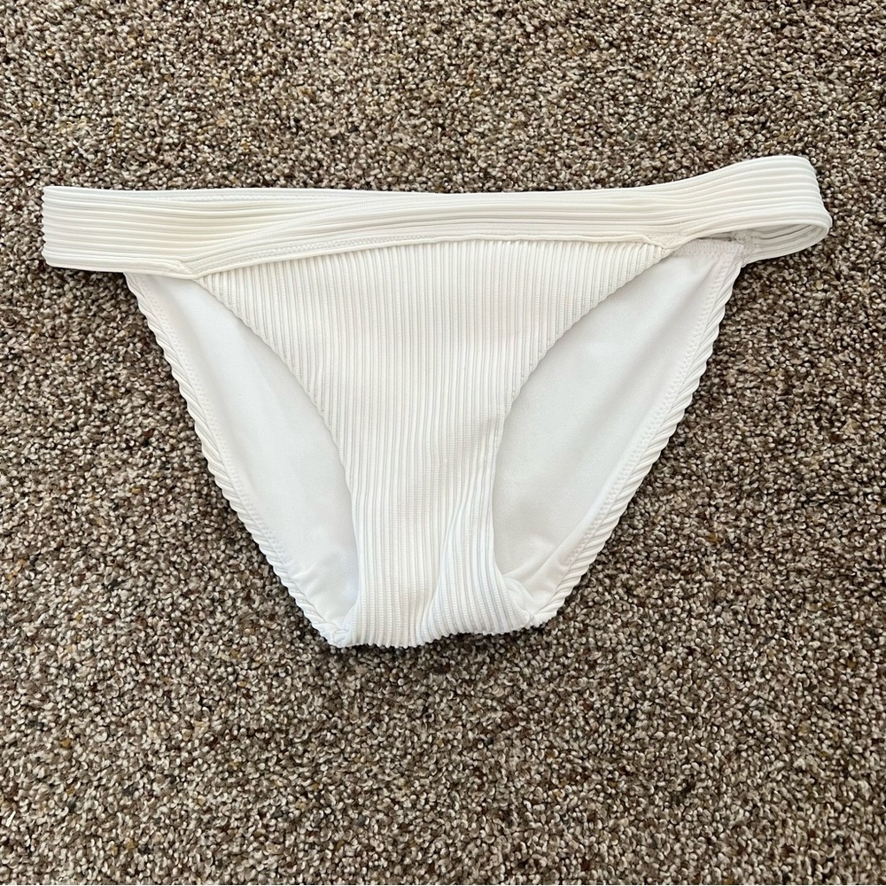 White bikini bottom